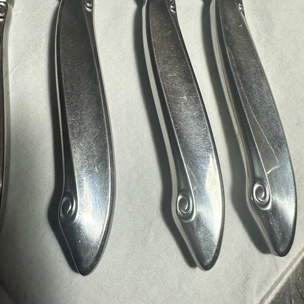 ONEIDA ONEIDACRAFT PREMIER WM A ROGERS SHORELINE STAINLESS FLATWARE 10 Knives